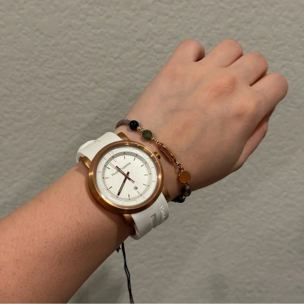 NIB HUSH PUPPIES‎ SILICONE STRAP WATCH